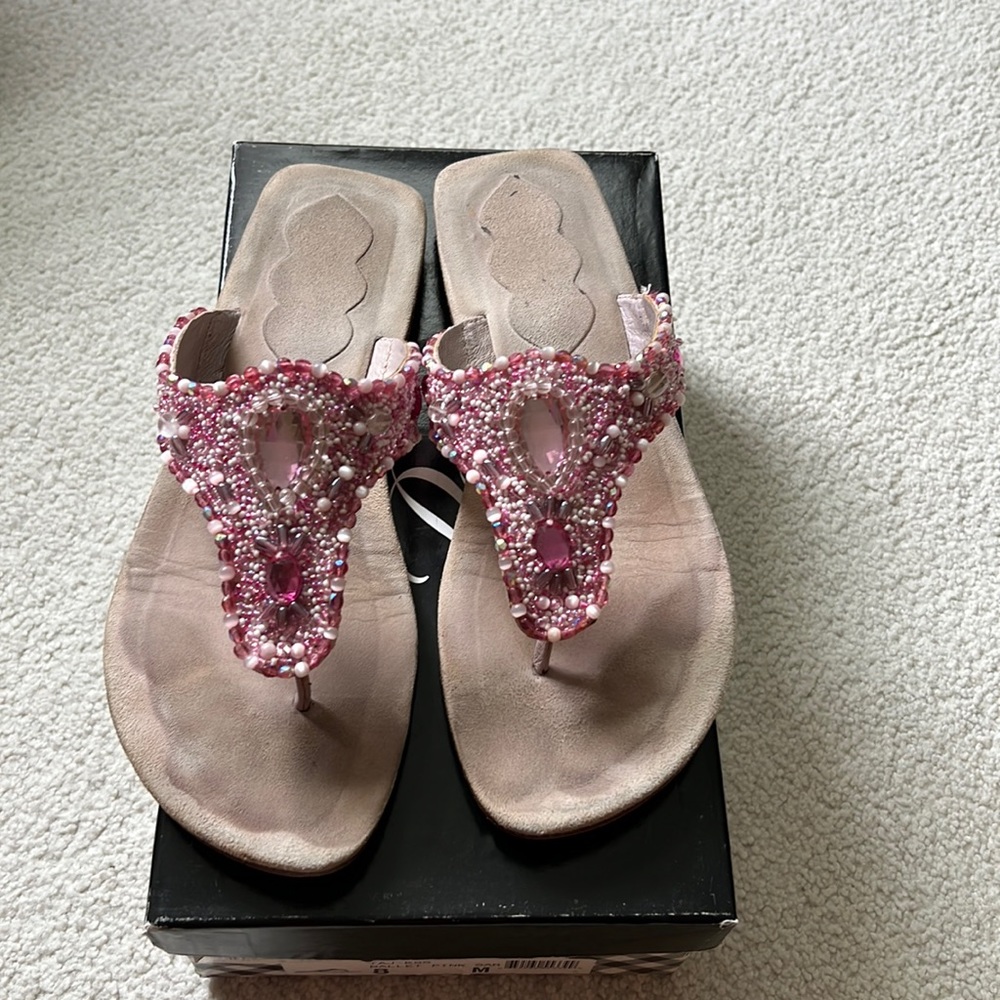 Delman Taj - Ballet pink Sandal - size 8